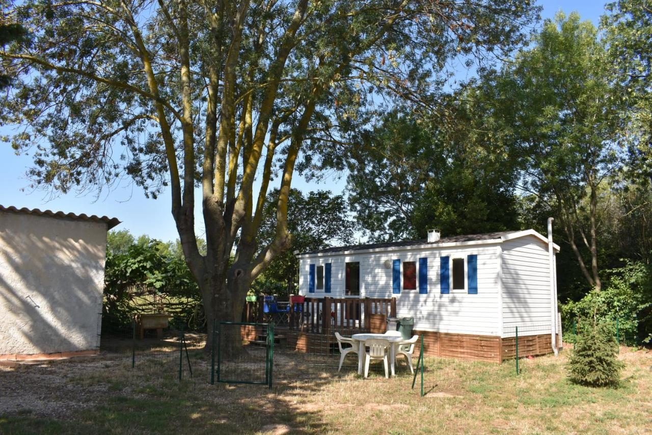Mobil-Home Sur Terrain Bucolique Hyères Exterior foto